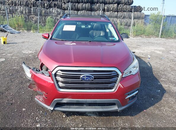 4S4WMAPDXL3447060 2020 SUBARU ASCENT Red ხელსაწყოთა პანელის ხედი