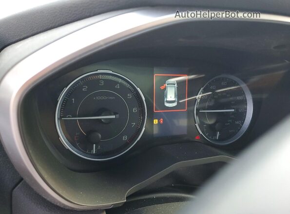 4S4WMARD0K3458015 2019 SUBARU ASCENT Gray ხელსაწყოთა პანელის ხედი