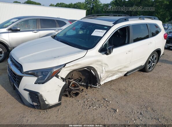 4S4WMARD1R3452279 2024 SUBARU ASCENT White Առջևի ձախ երեք քառորդ տեսարան