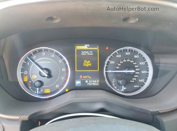 4S4WMARD2M3464031 2021 SUBARU ASCENT Black ხელსაწყოთა პანელის ხედი