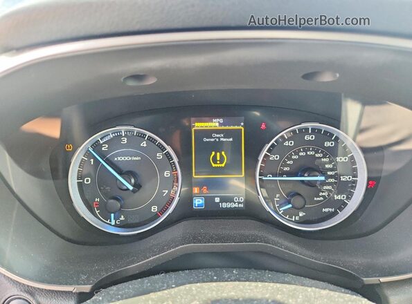 4S4WMARD3N3451967 2022 SUBARU ASCENT Blue ხელსაწყოთა პანელის ხედი