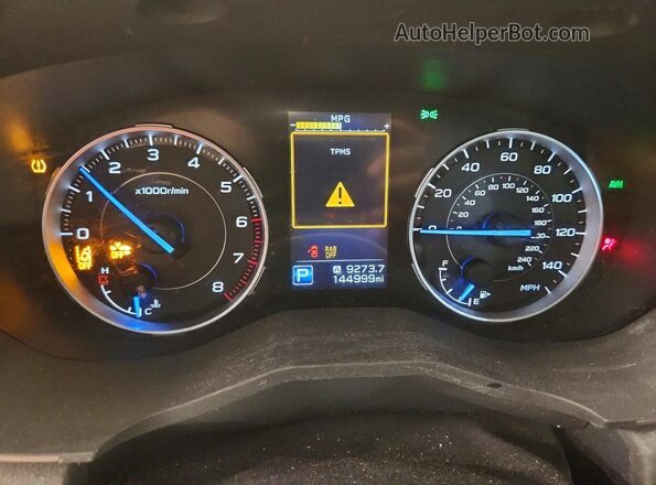 4S4WMARD5K3427424 2019 SUBARU ASCENT Brown Вид щитка приладів