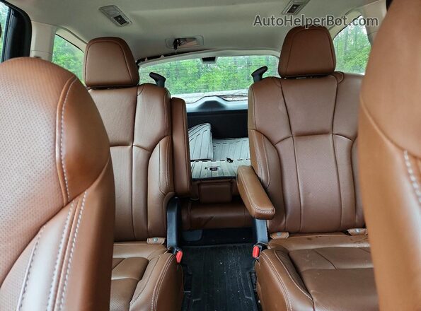 4S4WMARD5K3461749 2019 SUBARU ASCENT Темно-бордовый Вид задних сидений