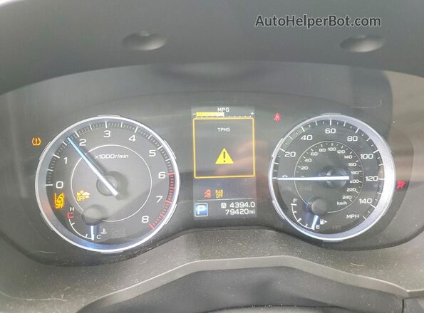 4S4WMARD7K3404162 2019 SUBARU ASCENT Gray Instrument cluster view
