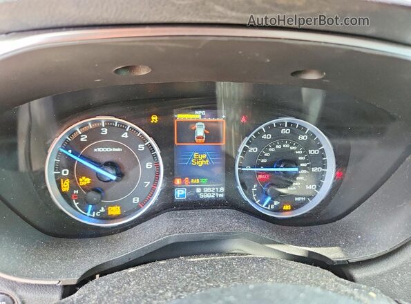 4S4WMARD7M3464297 2021 SUBARU ASCENT Синий Вид щитка приборов