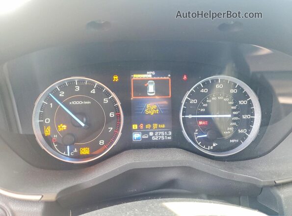 4S4WMARD8M3428103 2021 SUBARU ASCENT Silver Instrument cluster view