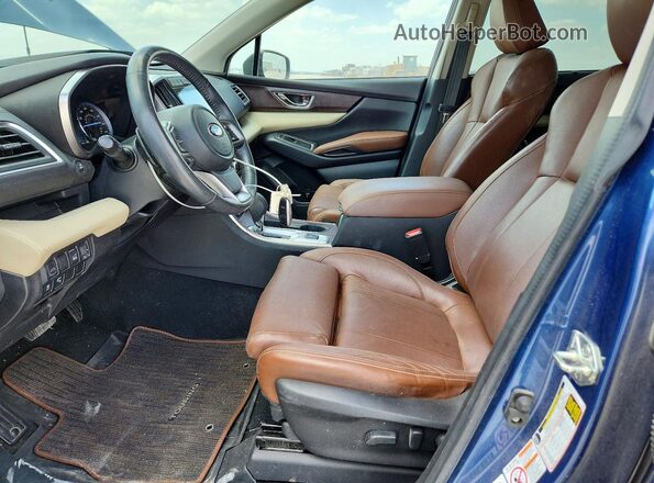 4S4WMARD9K3476030 2019 SUBARU ASCENT Blue Widok wnętrza z przodu