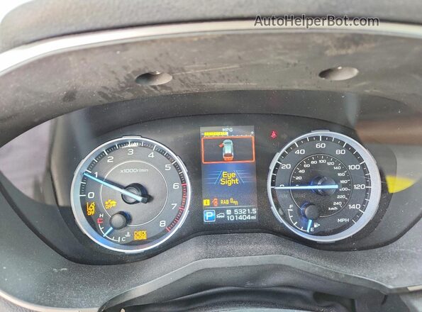4S4WMARD9K3476030 2019 SUBARU ASCENT Blue Widok zestawu wskaźników