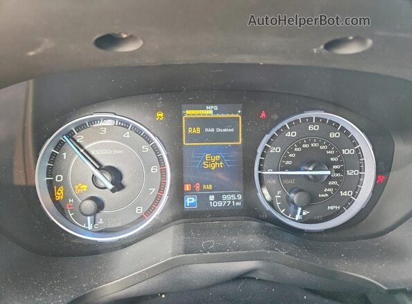 4S4WMARDXM3435358 2021 SUBARU ASCENT Gray Widok zestawu wskaźników