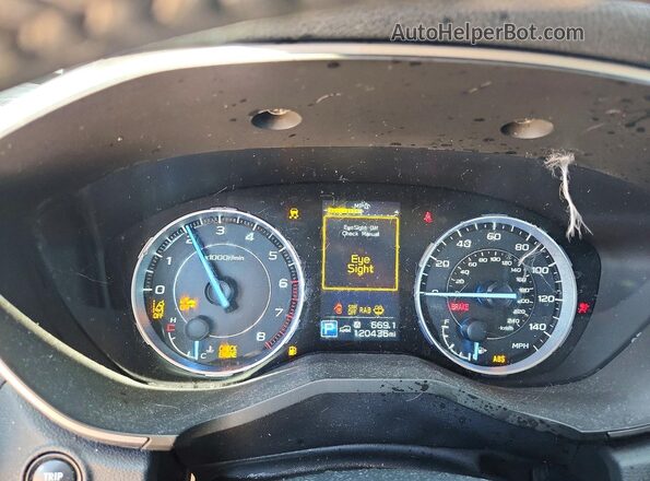 4S4WMARDXM3455514 2021 SUBARU ASCENT White ხელსაწყოთა პანელის ხედი