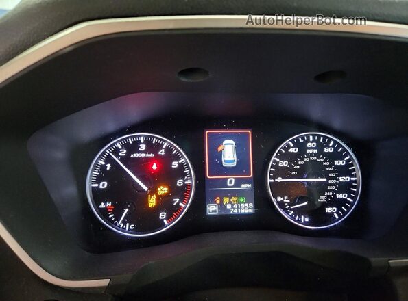 4S4WMASD9P3408764 2023 SUBARU ASCENT Black Вид щитка приладів