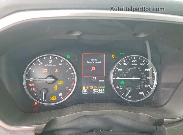 4S4WMAUD1P3407864 2023 SUBARU ASCENT Blue ხელსაწყოთა პანელის ხედი