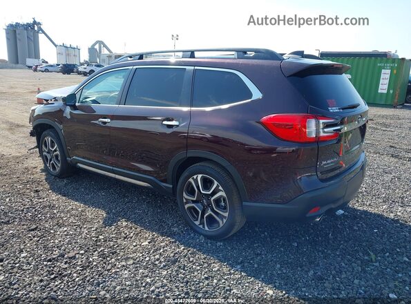 4S4WMAUD2S3424343 2025 SUBARU ASCENT Maroon Задня ліва чверть