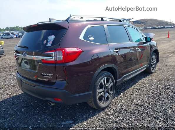 4S4WMAUD2S3424343 2025 SUBARU ASCENT Maroon Задня права чверть