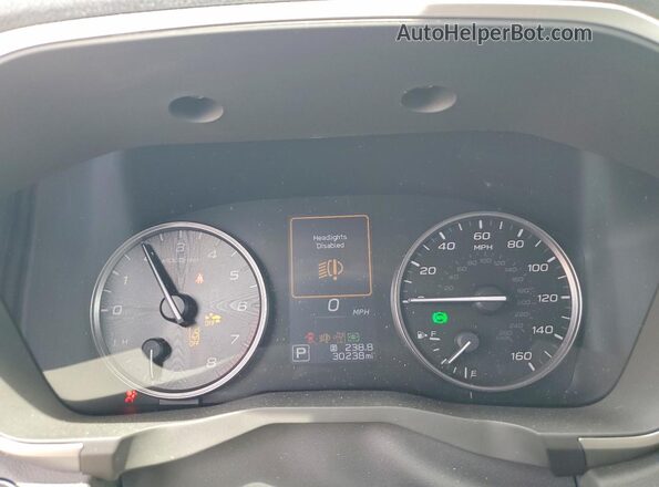 4S4WMAUD3R3459550 2024 SUBARU ASCENT Green ხელსაწყოთა პანელის ხედი