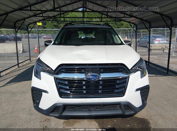 4S4WMAUD6P3414874 2023 SUBARU ASCENT White Vista interior trasera
