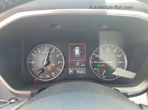 4S4WMAUDXP3435565 2023 SUBARU ASCENT White Вид щитка приладів
