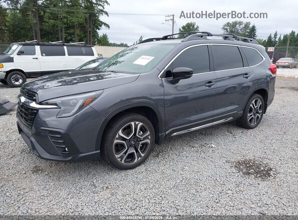 4S4WMAUDXR3424181 2024 SUBARU ASCENT Gray წინა მარცხენა ხედი სამი მეოთხედიდან