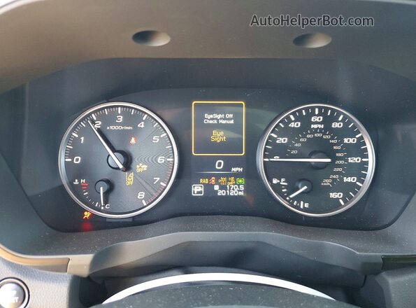 4S4WMAWD4S3403569 2025 SUBARU ASCENT Blue ხელსაწყოთა პანელის ხედი