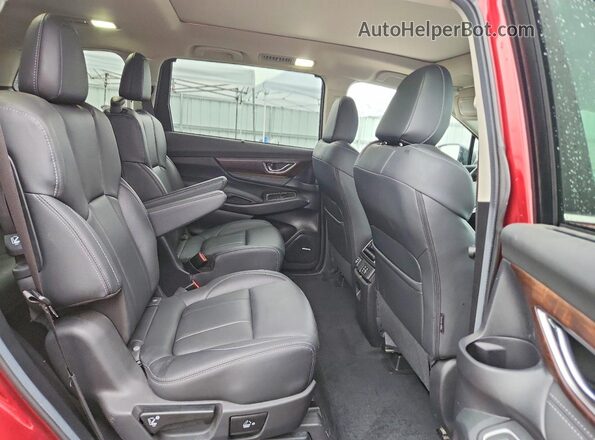4S4WMAWD6R3465968 2024 SUBARU ASCENT Red Vista de los asientos traseros