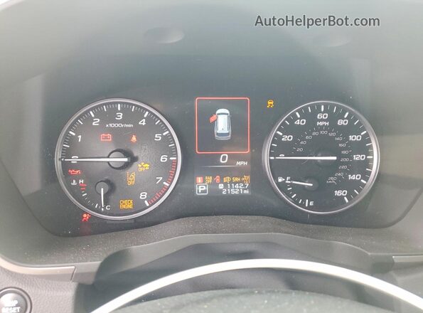 4S4WMAWD9R3464099 2024 SUBARU ASCENT Silver Вид щитка приладів