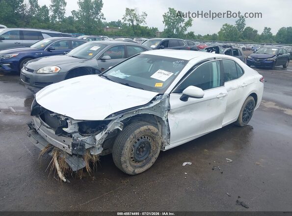 4T1A11AK7LU921082 2020 TOYOTA CAMRY Белый Передняя левая четверть