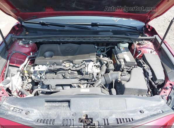 4T1B11HK0JU565470 2018 TOYOTA CAMRY Red Հետևի տեսք