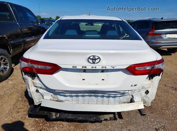 4T1B11HK2JU076035 2018 TOYOTA CAMRY Белый Вид сзади