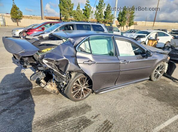 4T1B11HK2JU610909 2018 TOYOTA CAMRY Серый Задняя правая четверть