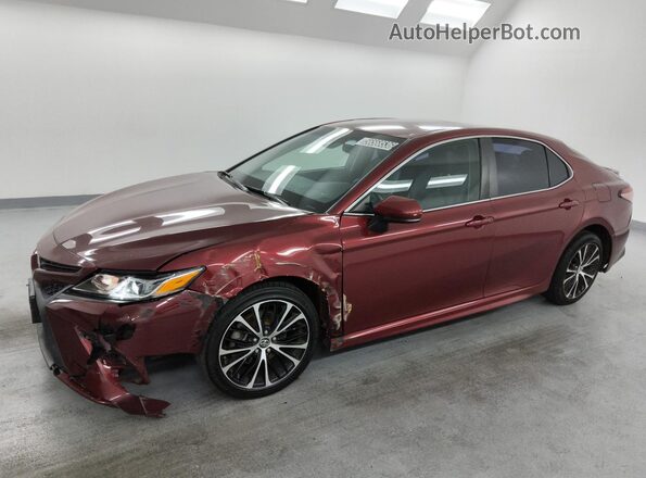4T1B11HK3JU616749 2018 TOYOTA CAMRY Бордовый 
