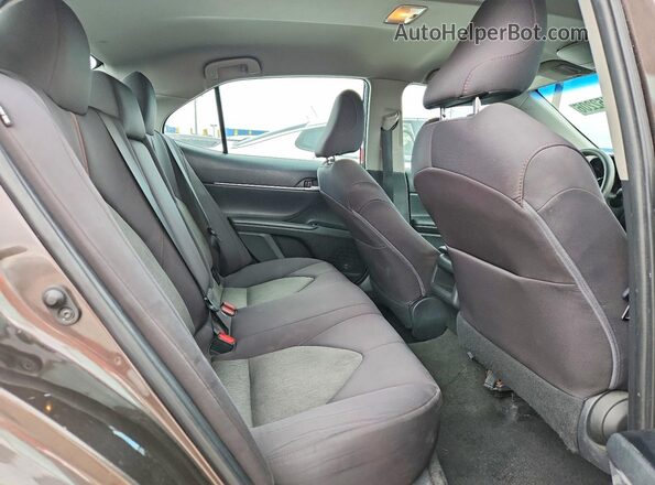 4T1B11HK3KU284541 2019 TOYOTA CAMRY Brown Rear seats view