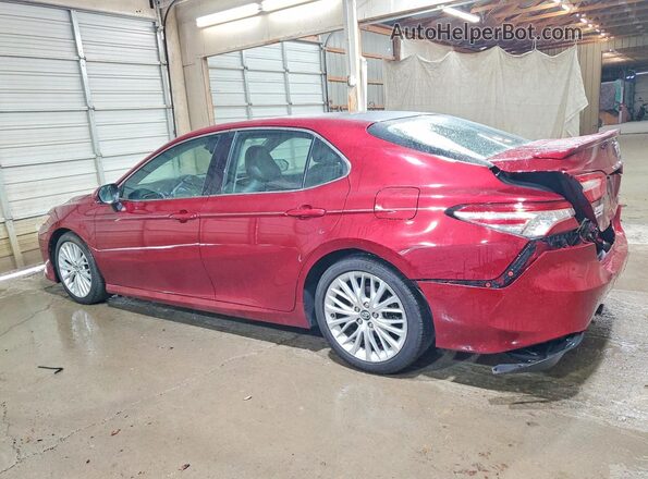 4T1B11HK4JU525974 2018 TOYOTA CAMRY Maroon უკანა მარცხენა