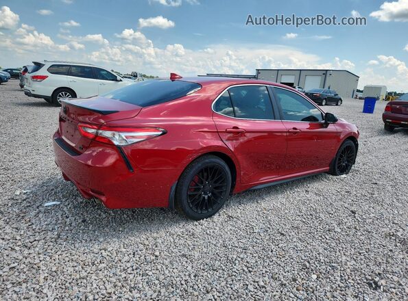 4T1B11HK4KU211761 2019 TOYOTA CAMRY Красный Задняя правая четверть