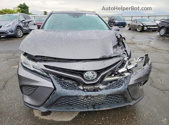 4T1B11HK4KU852831 2019 TOYOTA CAMRY Gray Widok z przodu