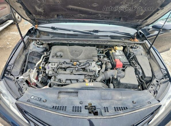 4T1B11HK5JU074909 2018 TOYOTA CAMRY Black Սալոնի հետևի տեսք