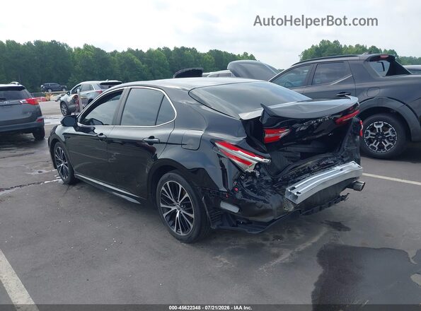 4T1B11HK5JU587352 2018 TOYOTA CAMRY Black Задня ліва чверть
