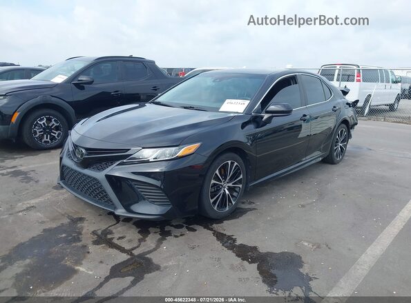 4T1B11HK5JU587352 2018 TOYOTA CAMRY Black Передня ліва чверть