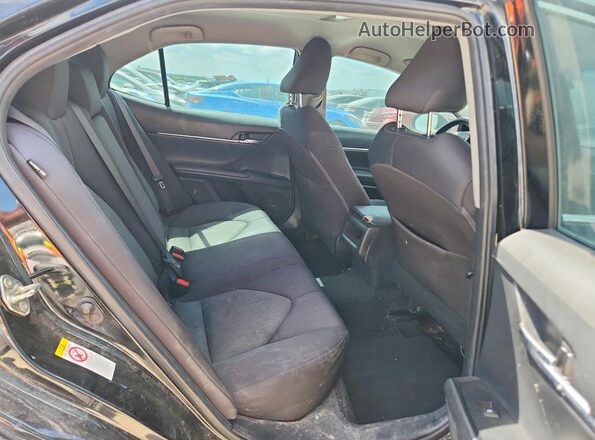 4T1B11HK5KU199877 2019 TOYOTA CAMRY Black Հետևի նստատեղերի տեսք