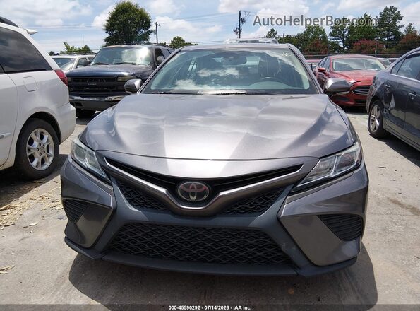 4T1B11HK5KU210876 2019 TOYOTA CAMRY Gray Instrument cluster view