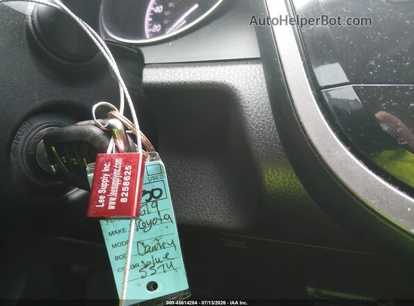 4T1B11HK5KU255574 2019 TOYOTA CAMRY Blue Вид панелі приладів