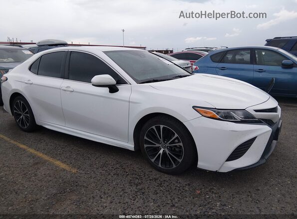 4T1B11HK5KU689431 2019 TOYOTA CAMRY White Սալոնի հետևի տեսք
