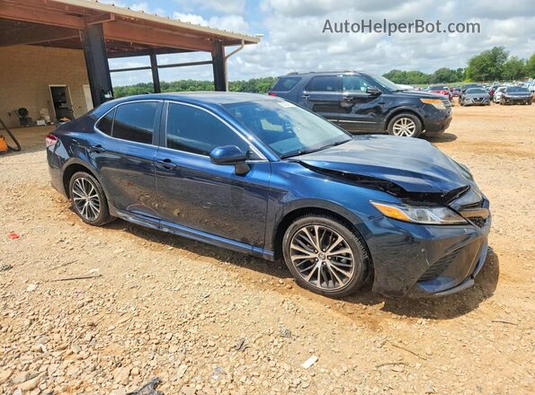4T1B11HK5KU703389 2019 TOYOTA CAMRY Blue წინა მარჯვენა