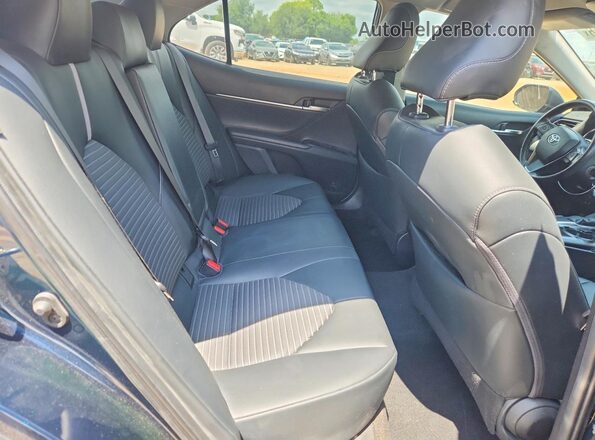 4T1B11HK5KU703389 2019 TOYOTA CAMRY Blue უკანა სავარძლების ხედი