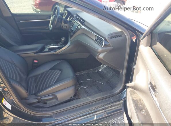 4T1B11HK5KU717650 2019 TOYOTA CAMRY Blue Widok wnętrza z przodu