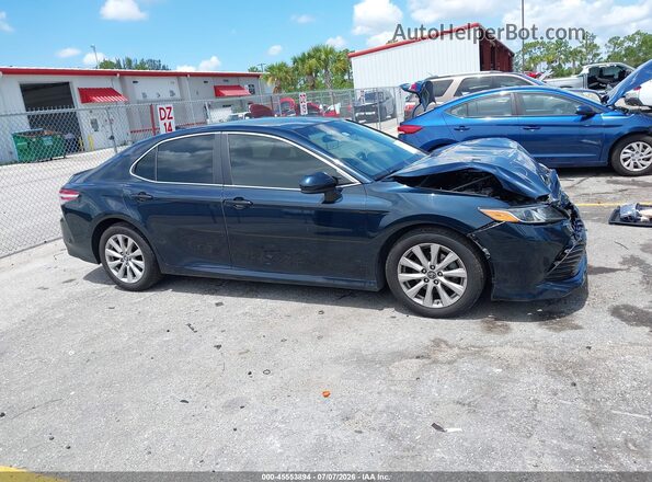 4T1B11HK5KU724811 2019 TOYOTA CAMRY Blue უკანა სალონის ხედი