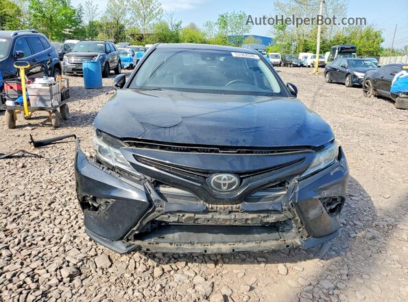 4T1B11HK5KU750194 2019 TOYOTA CAMRY Black Դիմացի տեսք