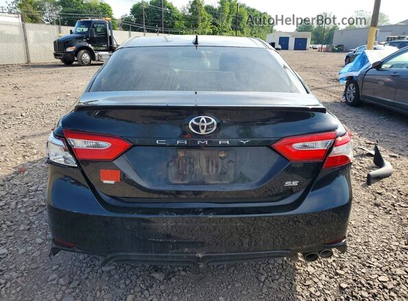 4T1B11HK5KU750194 2019 TOYOTA CAMRY Black Հետևի տեսք