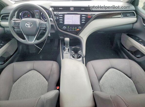 4T1B11HK5KU769571 2019 TOYOTA CAMRY White Առջևի վահանակի տեսք