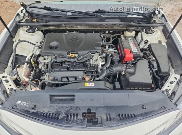 4T1B11HK6JU032829 2018 TOYOTA CAMRY White Սալոնի հետևի տեսք