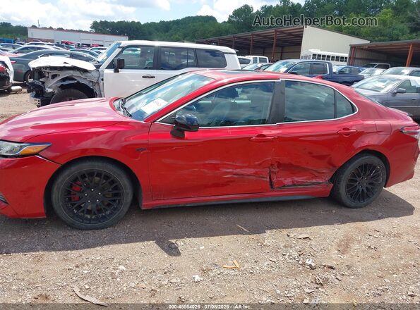 4T1B11HK6KU168069 2019 TOYOTA CAMRY Red Widok z przodu